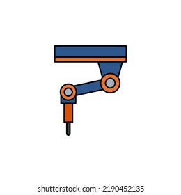 Roboter-Automatisierungsvektor für die Symbolpräsentation von Webseiten-Symbolen