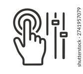 Robotic Process Digital Control Icon