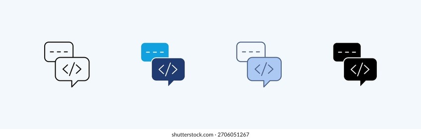 Sensor robótico Icono múltiple Ilustración Vector