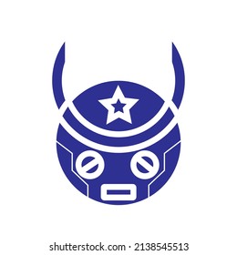 robotic stars logo suitable for game