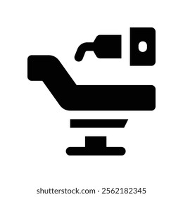 robotic surgery icon. vector glyph icon for your website, mobile, presentation, and logo design.