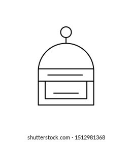 Robotic technology head icon. Element of robotic icon