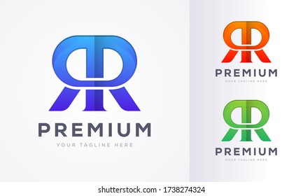 R-Letter-Logo Vector Robot-Designvorlage für Robotertechnologie