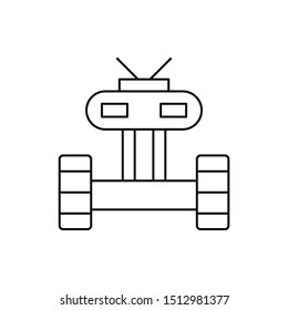 Robotic technology wheel icon. Element of robotic icon