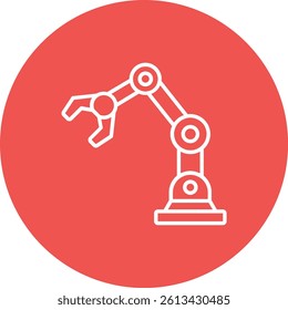 Robotic vector icon. Can be used for printing, mobile and web applications.