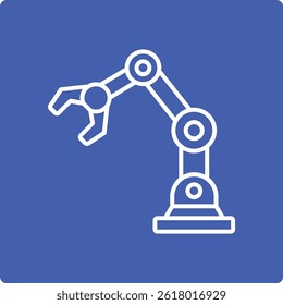 Icono de Vector robótico. Se puede utilizar para aplicaciones de impresión, móviles y de Web.