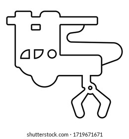 Robotics Automation Icon - Illustration vector