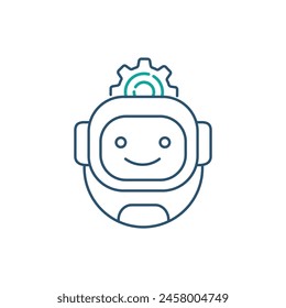 Robotics Automation Process Vector Illustration Icon Design