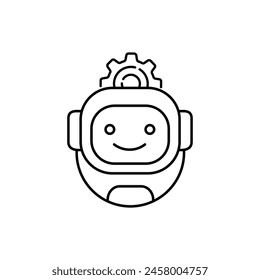 Robotics Automation Process Vector Illustration Icon Design