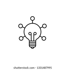 Robotics creative outline icon. Signs and symbols can be used for web, logo, mobile app, UI, UX