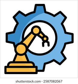 Robotics Engineer Icon Element For Design