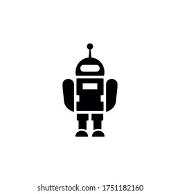 Icono de robótica. Chat bot, símbolo de servicio al cliente para diseño de interfaz de usuario web y móvil.