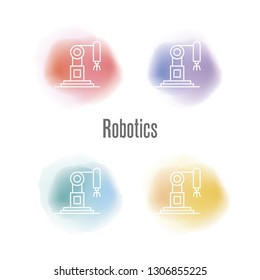 Robotics Icon Concept