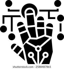 Robotics Icon Element For Design