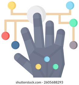 Robotics Icon Element For Design