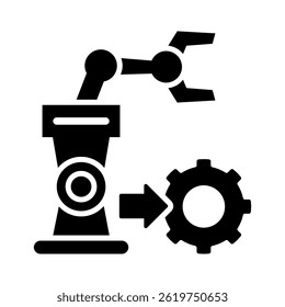 Elemento de icono de robótica para diseño