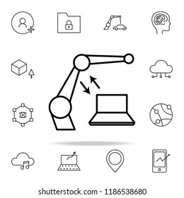 robotics icon. New Technologies icons universal set for web and mobile
