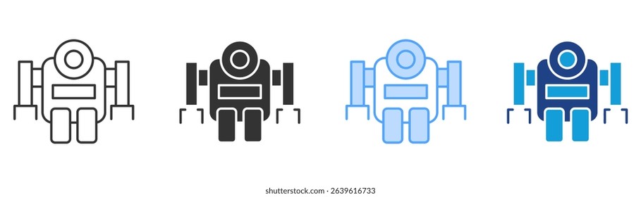 Robotics Icon Set Multiple Style Collection