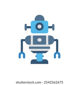 robotics icon vector illustration style