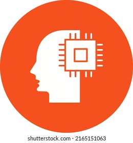 Robotics icon vector image. Can also be used for Artificial Intelligence. Suitable for mobile apps, web apps and print media.