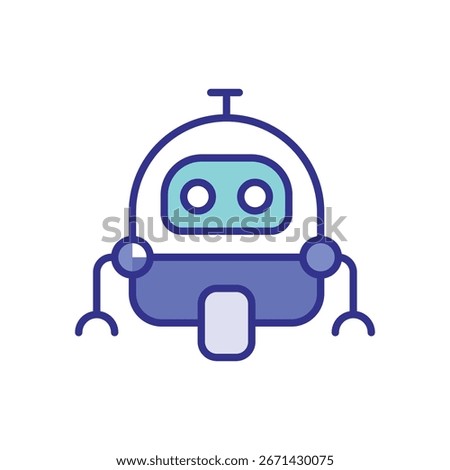 Robotics icon vector stock illustration