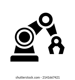 Ilustración de diseño de símbolos de vectores de iconos robóticos