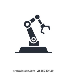 ícone de robótica. vetor.Sinal editável de estilo traço.linear para usar design da Web,ilustração logo.Symbol.