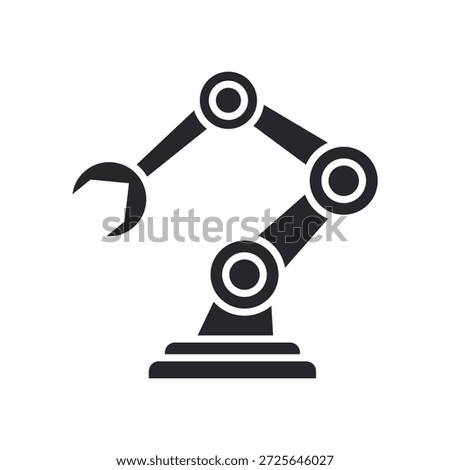 robotics icons outline and Flat Style,transparent background	
