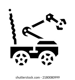 robotics kids club glyph icon vector. robotics kids club sign. isolated symbol illustration