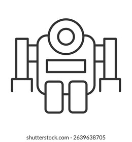 Robotics Outline Icon Element For Design)