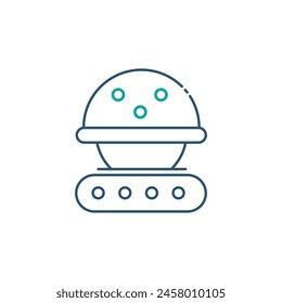 Robotics Technology Vector Illustration Icon Design