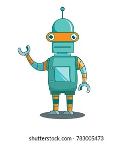 Isolated Robot Toy Kids Vector Illustration Stock Vector (Royalty Free ...