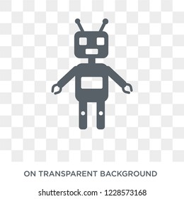 Robots and humans icon. Trendy flat vector Robots and humans icon on transparent background from Artificial Intelligence, Future Technology collection.  - Powered by Shutterstock - Get 15% off with code: PIKWIZARD15