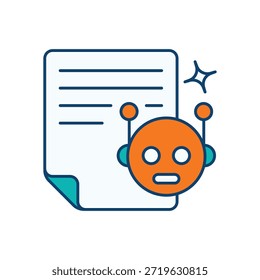 Robots Icon Vector ilustración de stock