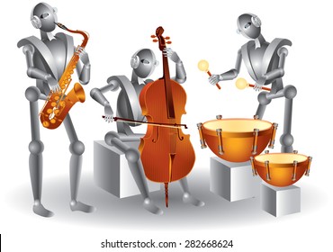 Robots musicians