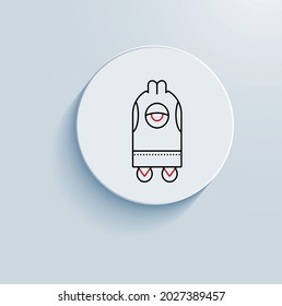 Robots spacial orientation icon vector design