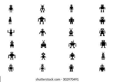 Robots Vector Icons 2 