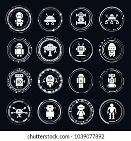 Robots vector icons