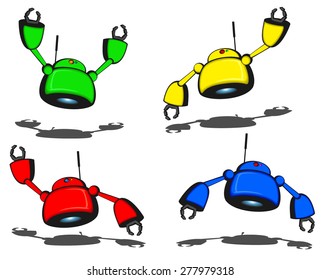 robots. vector illustration
