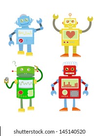 Robots vector set