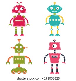 Robots vector set