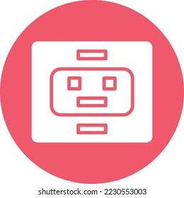 RobotVector Icon which is suitable for commercial work and easily modify or edit it

