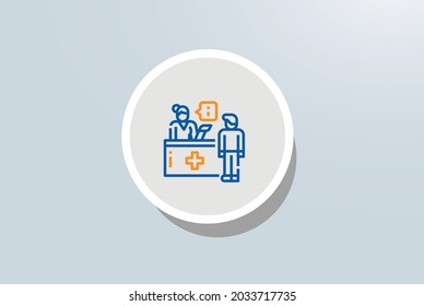 Robust Client Base icon vector design