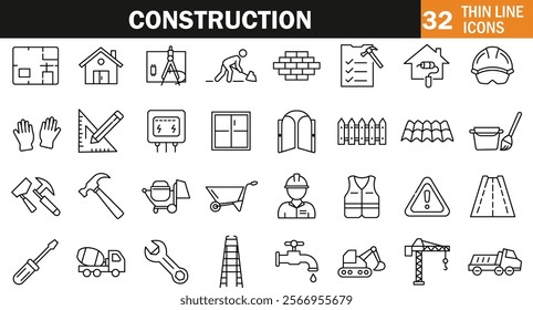 "Robust Construction Icon for Building, Engineering, and Infrastructure-Themed Designs"