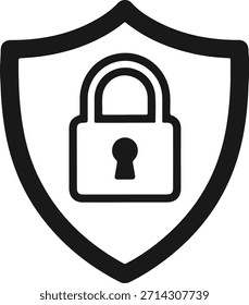 Um ícone resistente de escudo digital que simboliza medidas avançadas de proteção de dados e privacidade