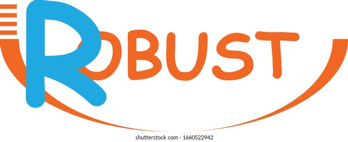 robust logo design is a self made original artwork made from illustrator.designed by Tshwenyego keeditse