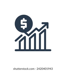 Robust Revenue Generation Vector Icon Illustration