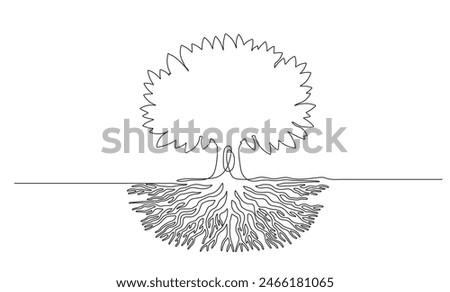 Tree And Roots Drawing | Free download on ClipArtMag