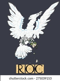 Roc bird with title