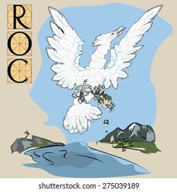 Roc bird with title